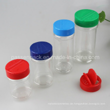 Haustier Plastik Gewürz-Flasche mit Meshy Cap (PPC-PSB-35)